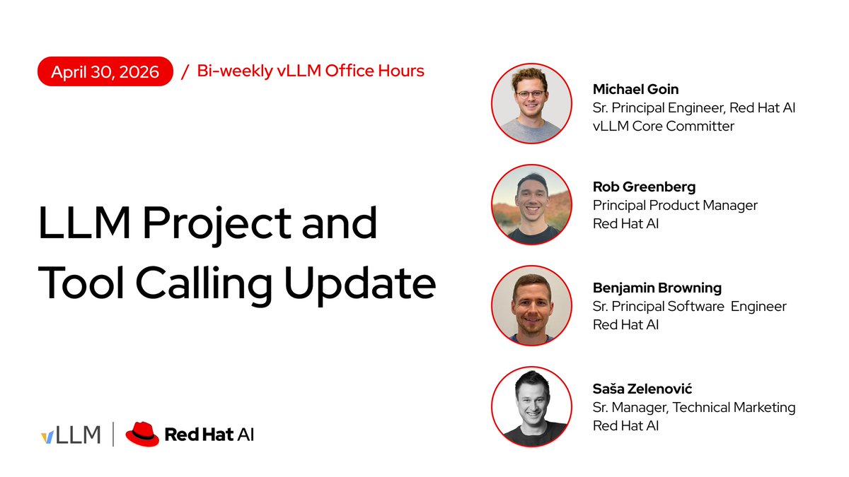Red Hat AI tweet media