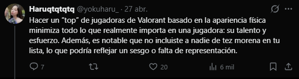TierlistDeLatam tweet media
