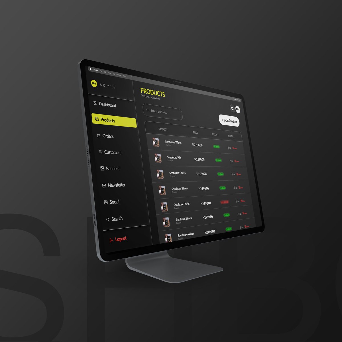sam_okewola's tweet image. A quick prototype of the dashboard design I worked on recently. Thoughts?

#ui #uiux #designer #ux #product #sneakercare #webdesign #saasdesign