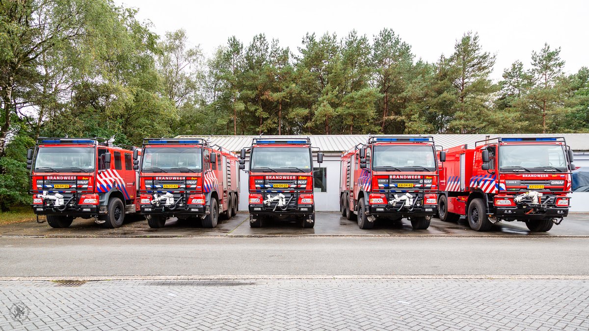 Brandweer paraat op Artillerie Schietkamp
