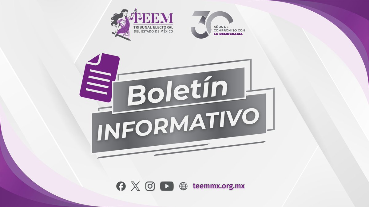 Tribunal Electoral del Estado de México tweet media