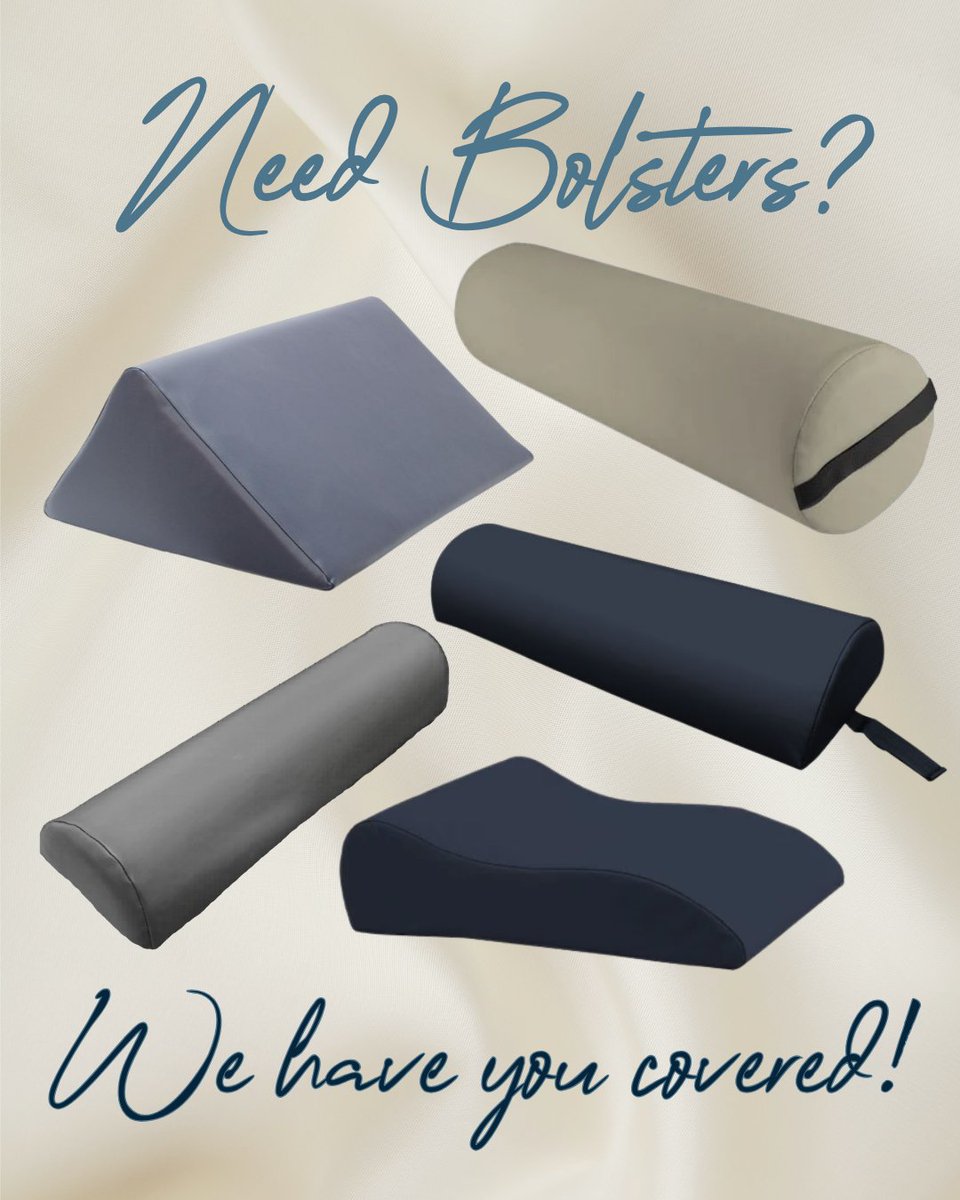CustomCraftwork's tweet photo. Support that makes a difference. 🙌
✔️ Half Round Bolsters
✔️ Round Ankle &amp; Knee Bolsters
✔️ Reflexology Bolsters
✔️ Triangle Wedge Bolsters

#CustomCraftworks #Bolsters #TreatmentSupport #MassageTherapy #RehabEquipment #PatientComfort https://t.co/uAOTZtAUWi