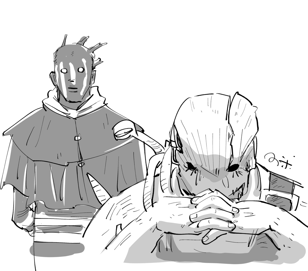 mochigome_dbd's tweet photo. Apr Art Dump ラクガキまとめ #今月描いた絵を晒そう #dbdfanart https://t.co/ZmTzxZ8MKU