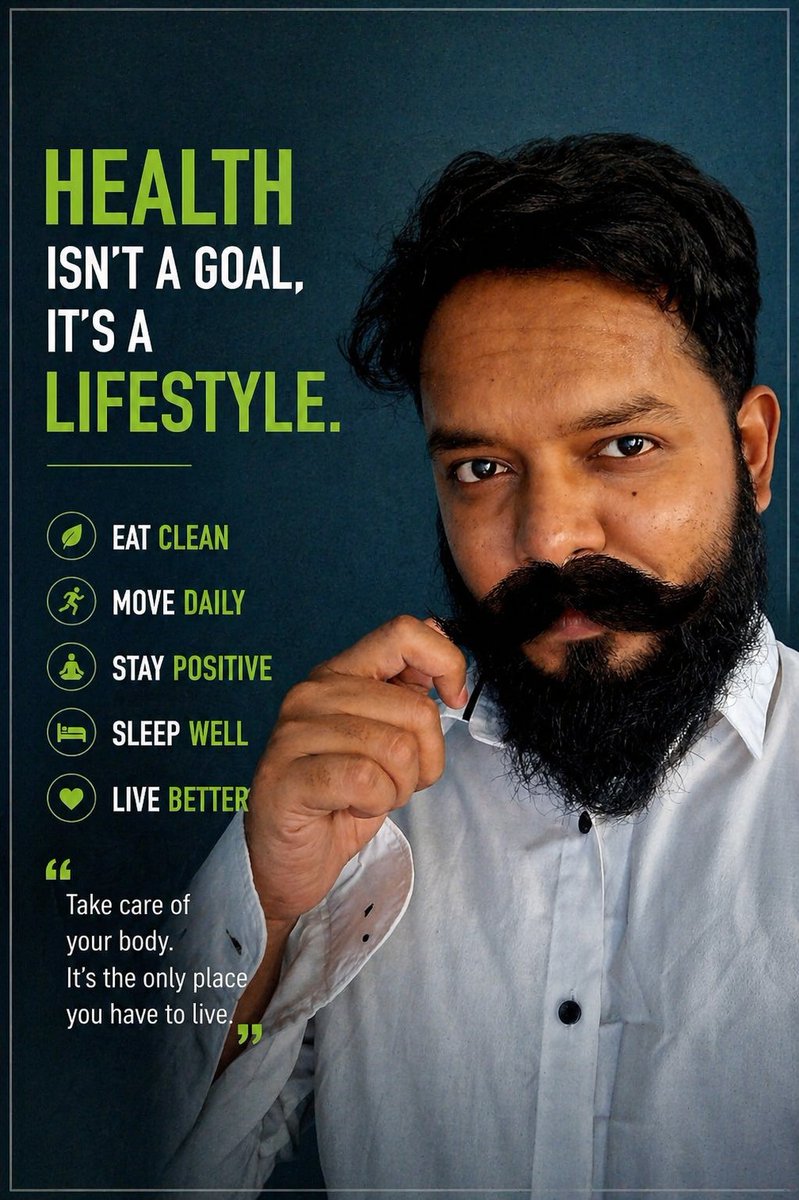 NurShanto84803's tweet image. Strong body. Clear mind. Disciplined life. 💪

Real strength comes from the habits you build every single day — eat clean, stay active, sleep well, and protect your peace. Health isn’t a trend, it’s a lifestyle.

#HealthyLifestyle #SelfDiscipline #FitnessMindset