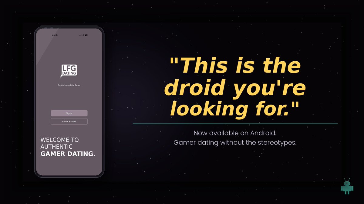 LFGdating's tweet image. LFGdating's completely redesigned mobile app is now available on Android. Get it today @ tinyurl.com/52rmbmam #gamers #worldofwarcraft #datingapp