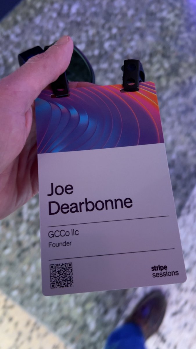 joedearbonne's tweet photo. I’m here at Stripe Sessions representing @GcCoBoulder - excited about learning how to improve @heynet_ai , AI View and my marketing consulting practice. https://t.co/0tPJ8XLGZi