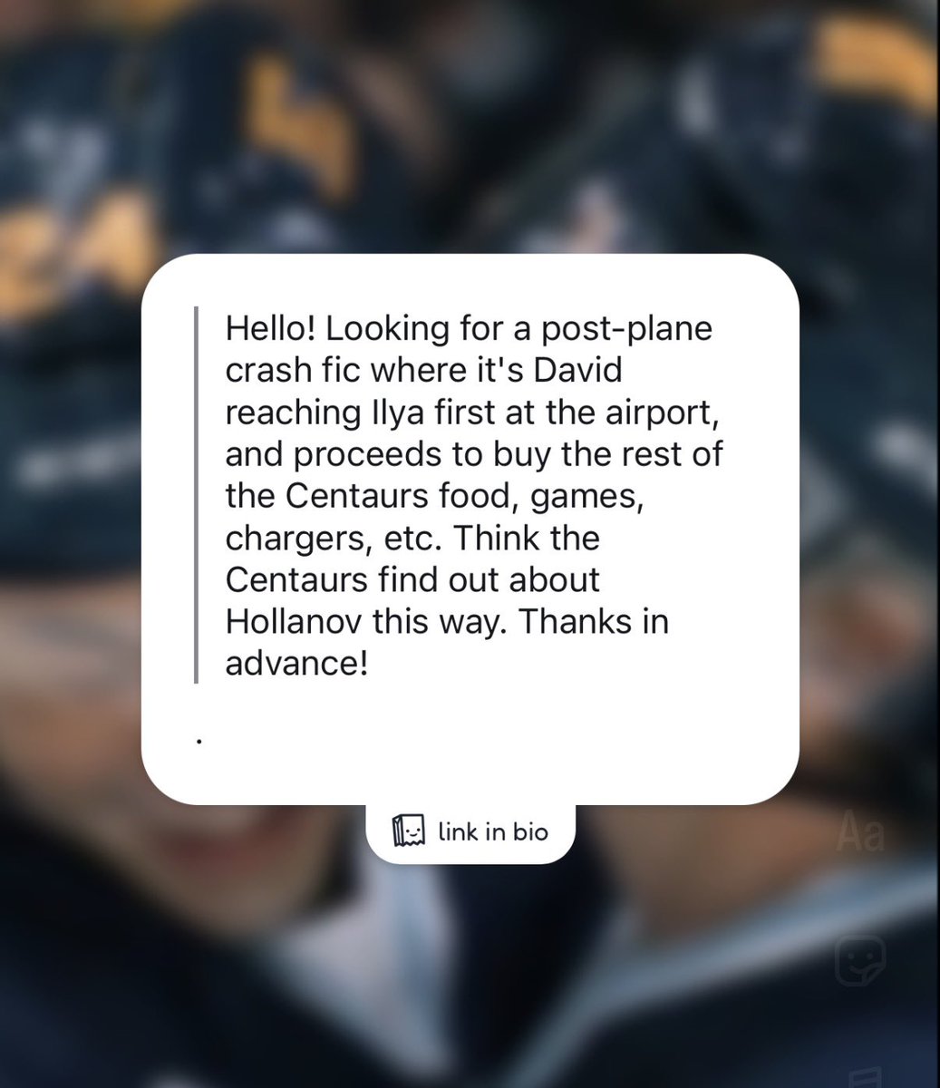 Hollanov Fic Center tweet media