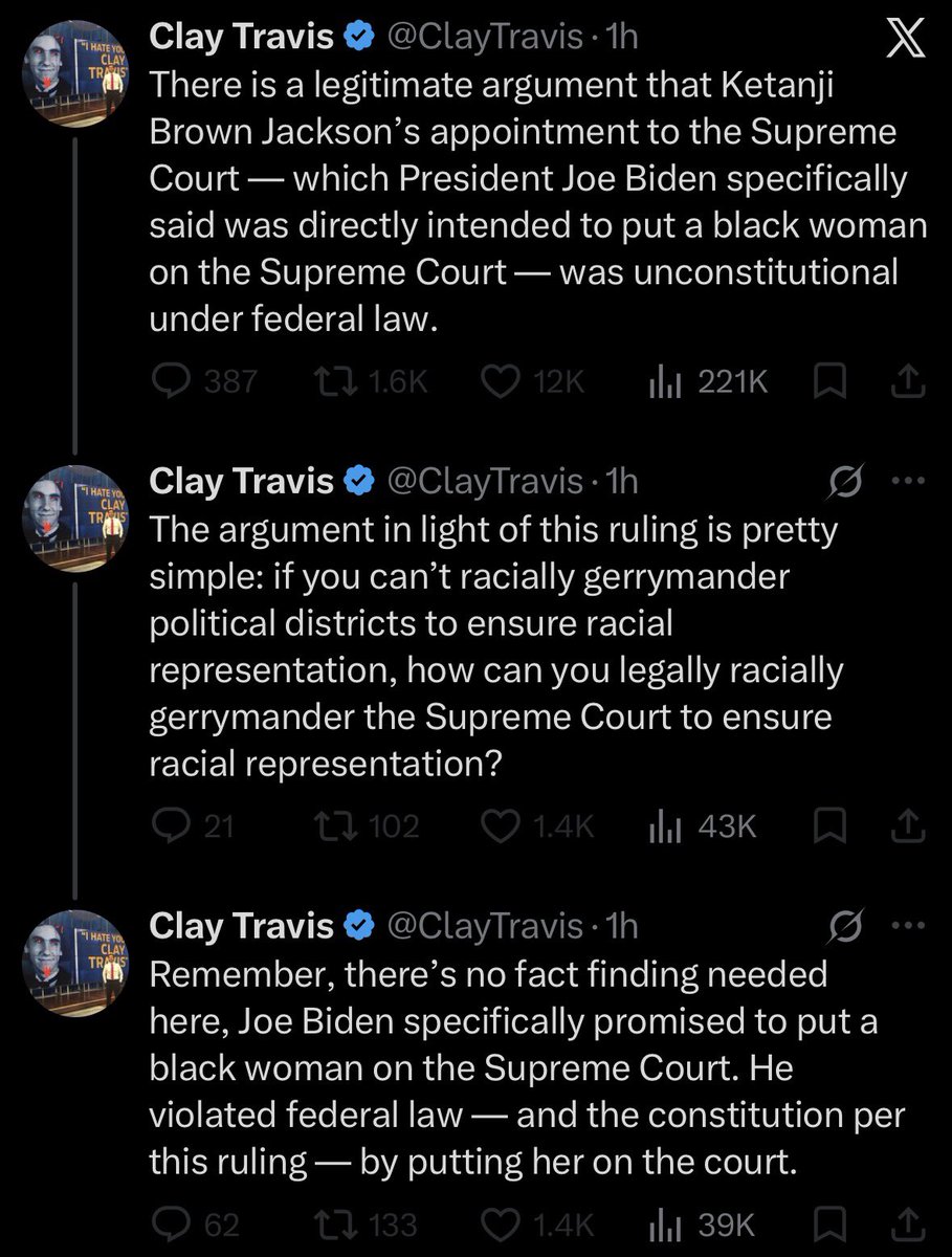 Exposing Clay Travis tweet media