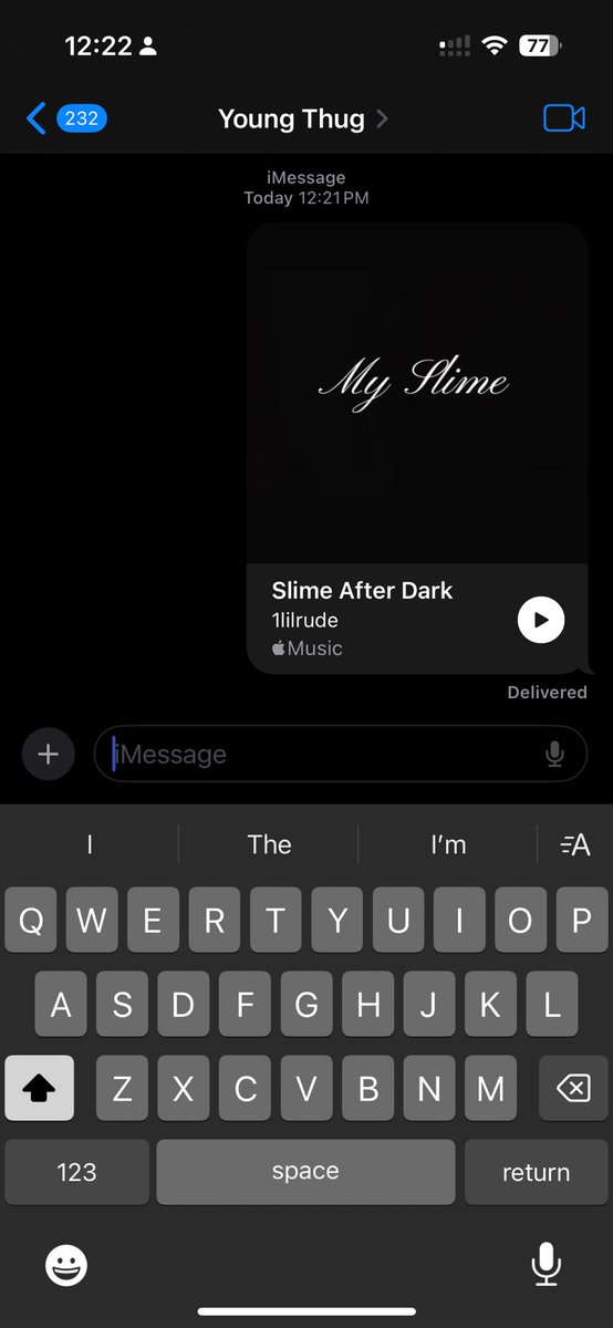 llilrude's tweet photo. Thug said he loves my album https://t.co/R1NxqP7zQQ