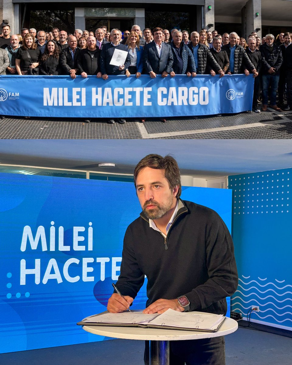 nkreplak's tweet photo. “Frente a las enfermedades que genera la miseria, frente a la tristeza, la angustia y el infortunio social de los pueblos, los microbios, como causa de enfermedad, son unas pobres causas”. Carrillo 

👉🏼 Junto a intendentes y ministros de la Provincia de Buenos Aires presentamos ante el Ministerio de Capital Humano un reclamo formal por los recursos que el Gobierno nacional adeuda a cada uno de los bonaerenses.

Exigimos respuestas y el cumplimiento de las obligaciones que impactan directamente en la vida de nuestra gente.

Milei hacete cargo de lo que le corresponde a los argentinos y el riesgo en que nos están poniendo, por ejemplo con el cierre del Programa RemediAR.