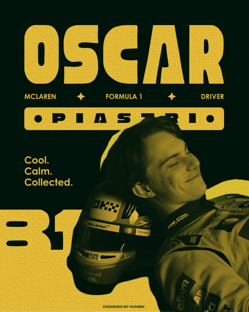 hun8in's tweet photo. Oscar Piastri 🎨 | #OP81 #f1twt https://t.co/iuA0JfSwtW