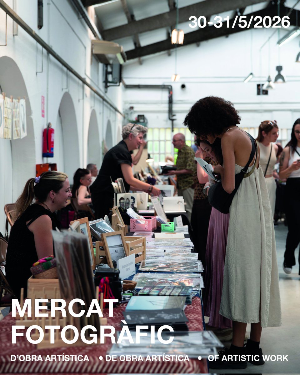 Convocatòria oberta per participar en el mercat per a fotògrafs i editorials!

🗓️ El 30 i 31 de maig podreu participar al mercat de venta d'obra fotogràfica de Sant Cugat del Vallès.

Gràcies a la col·laboració amb @mercanticsantcugat disposarem d’una nau.