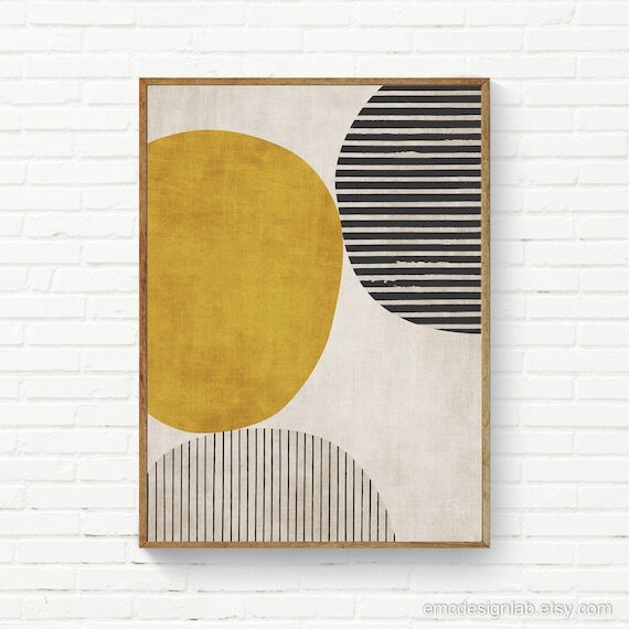 EmcDesignLab's tweet image. Mustard Yellow Circle Black Bold Lines Artwork Modern Art Print Rich Texture Living Room Wall Art, Bold Minimalist Art Prints by EmcDesignLab #ModernDesign #AbstractArt #MidCenturyModern #InteriorDesign #ColorfulArtworks #AbstractPrints #ModernDecor 
ift.tt/14inKHf