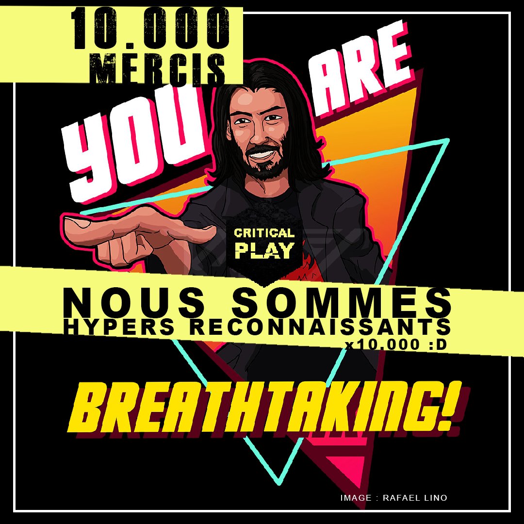 criticalplayjdr's tweet image. 🥳 ON Y EST ! Grâce à vous, nous sommes une chaîne #jdr sur #yt à 10.000 abonnés !!! MAIS TELLEMENT FIERS ET RECONNAISSANTS de votre soutien à cette chaîne. 🥺
10.000 MERCIS !!!
#rpg #ttrpg #deltagreen
#cthulhu #cthulhudark