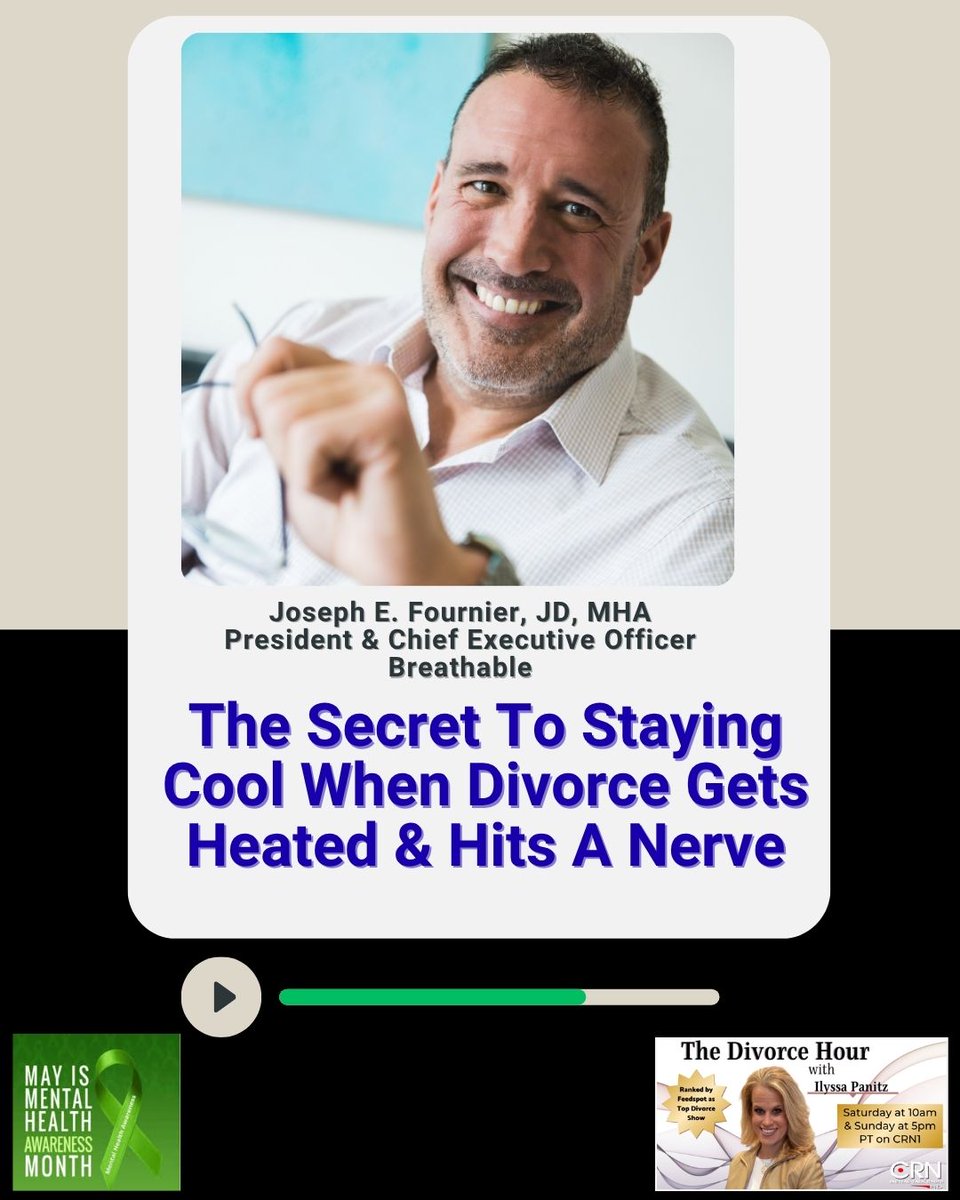 IlyssaPanitz's tweet image. It’s no secret you &amp;amp; your ex know exactly how to push each other’s buttons! If you're going through a divorce, the last thing you need is more conflict In honor of Mental Health Awareness Month @DivorceHour helps you avoid taking the bait #divorce #website #app #mentalhealth
