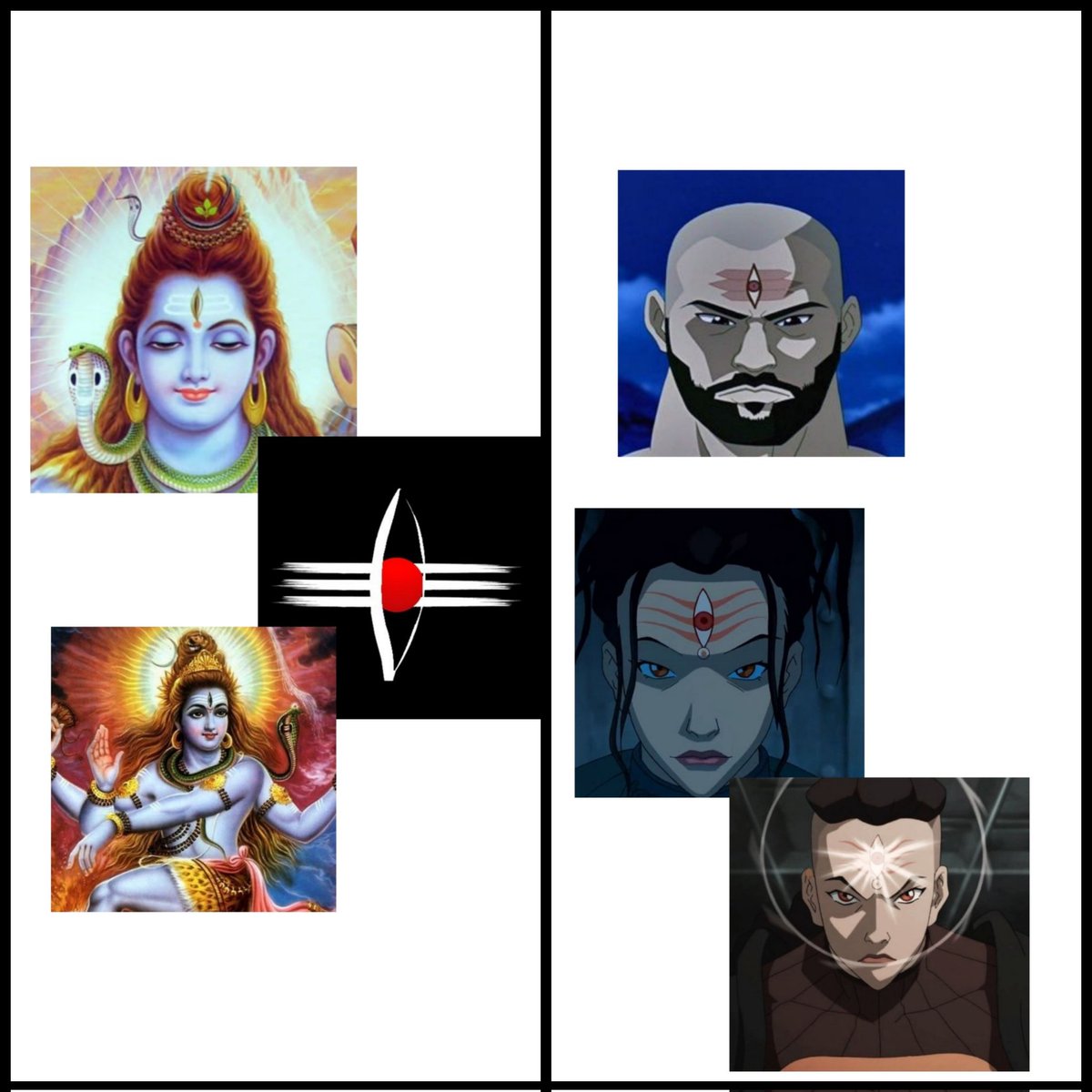 This form of fire bending is clearly inspired from Lord Shiva and Hinduism. Especially the third eye, Tripundra/ Hindu Shaivite tilaka on the forehead and how this bending works.