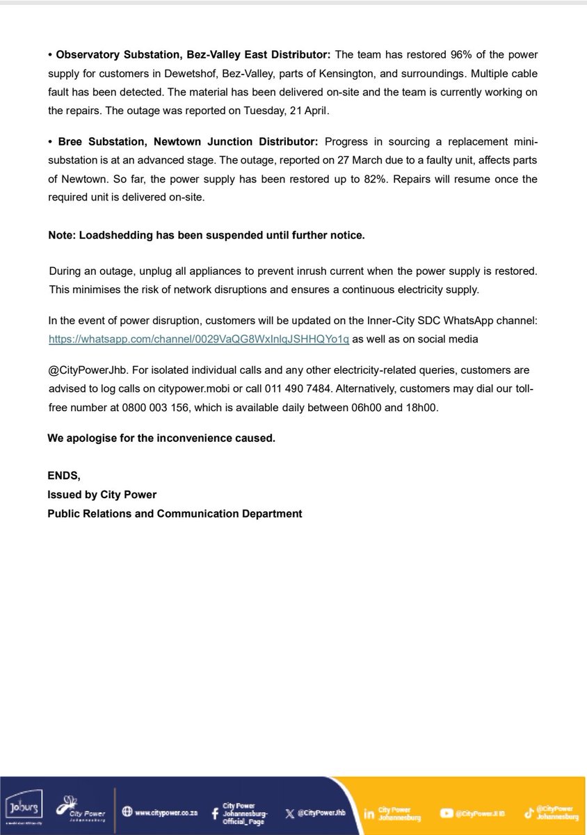 @CityPowerJhb tweet media