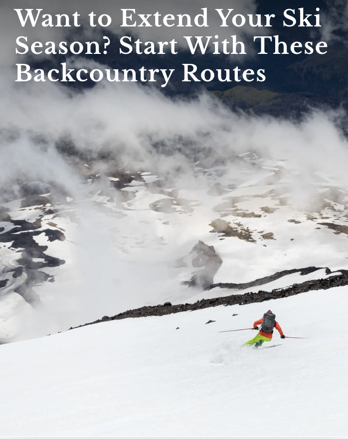 skimagonline's tweet photo. Resorts are closing, but you can extend your ski season with these backcountry touring routes for all abilities. https://t.co/2KTWURwAFB https://t.co/NSE3LoLV3O
