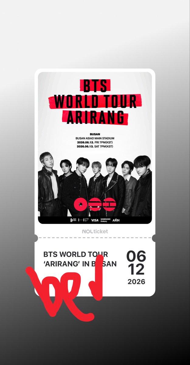bev | otw liat BTS di BUSAN 💯 tweet media