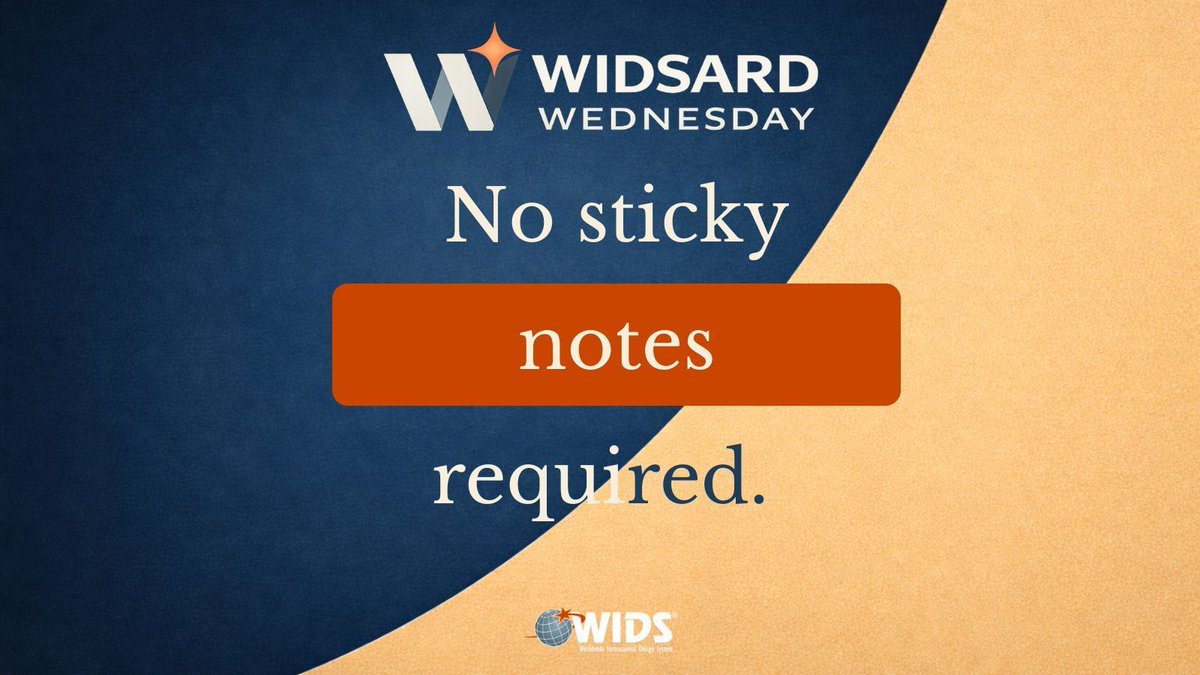 widsteam's tweet image. Curriculum review shouldn’t drain your week.
WIDS makes it click.
#WIDSardWednesday #HigherEd
wids.org
