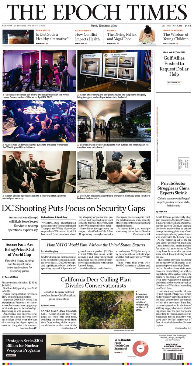 Epoch Times Print Edition tweet media