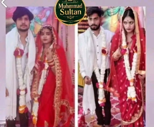 suryaka96102572's tweet image. Two Muslim girls married their Hindu boyfriends 👩‍❤️‍👨✨

**Lovebirds** taking a bold step to follow their hearts! 🇮🇳💖
 Alina and Salina have started a new chapter by marrying Hemant and Prashant, proving that love speaks a language beyond boundaries. 🥂🧿
In a world of many voices,