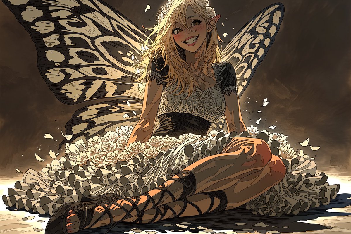 gurniaiart's tweet image. Fairy    
#AIArt #fairy #AIイラスト #midjourney #AIgirl #aiGallery