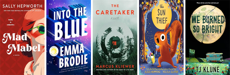 Granby_Library's tweet photo. This week the Granby Free Public Library has 28 new books.  New items include Mad Mabel, Into the Blue, The Caretaker, The Sun Thief, We Burned So Bright, The Faith of Beasts, How to Cheat Your Own Death, Ghost Town, and Bertie's Theory of Ice Cream. https://t.co/U8FvXswiAm https://t.co/CS56eE0BGB
