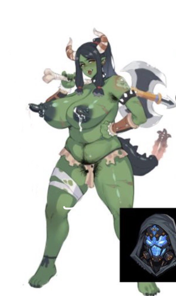 MilkyWay383's tweet photo. 3d rendering of ogre mommy https://t.co/DRnhYBIQKT