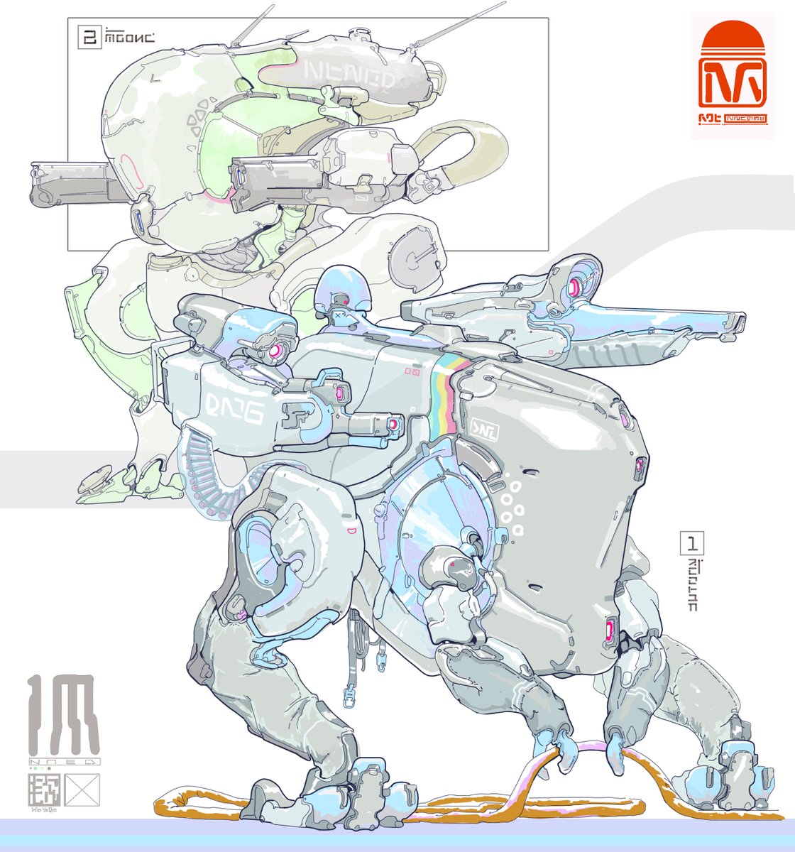 WeiYiQin7's tweet photo. blue mechs https://t.co/oXl42umOrK