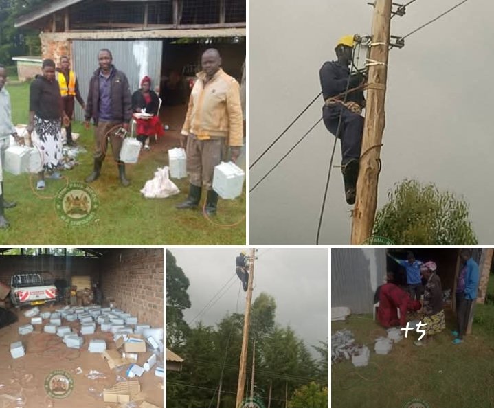 Delivering The Promise 

Ongoing KPLC Meters Installation at Chomisia village in Kaptel-Komoiywo Ward where households are currently being connected with electricity under my StimaMashinani Program.
#StimaMashinani