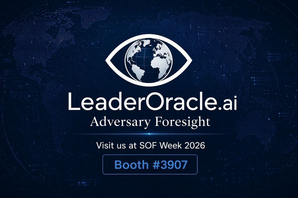 kmobserve's tweet photo. Swing by to see the https://t.co/1qKOMN4nZ2 dashboard in action @ SOF Week 2026 | Booth 3907. We’re showcasing how advanced AI transforms adversary foresight. #SOFWeek #DefenseTech https://t.co/nn8G2UoP0v