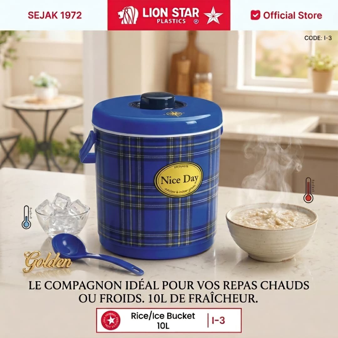Le secret pour garder les repas au chaud.☺️

THERMOS 10L
Modèle Original : Lion Star
Couleurs : RED/GREEN/BLUE
🅿️: 16.000f