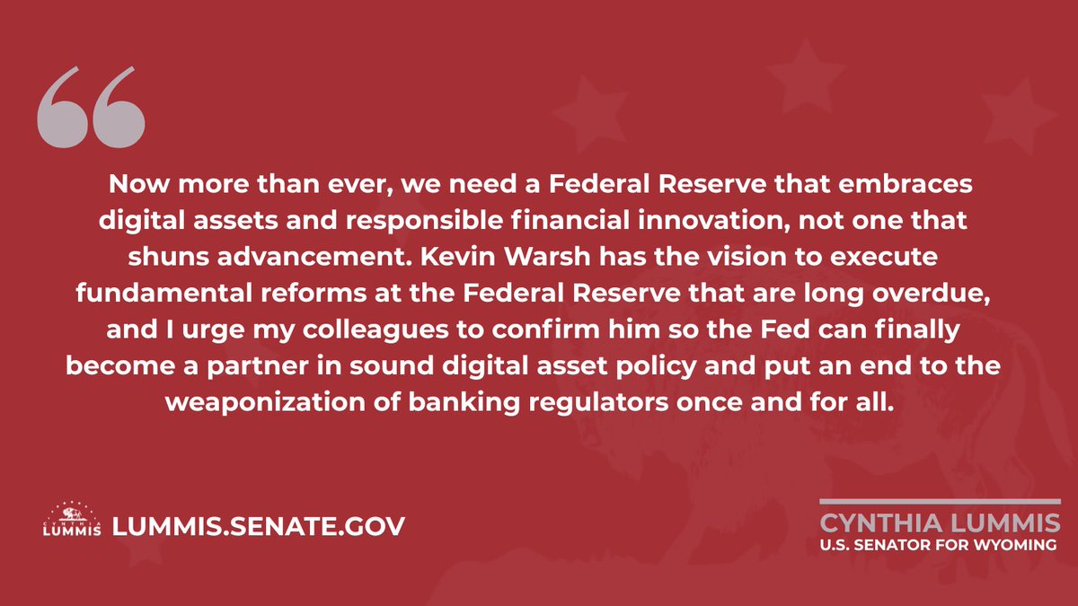 Senator Cynthia Lummis tweet media
