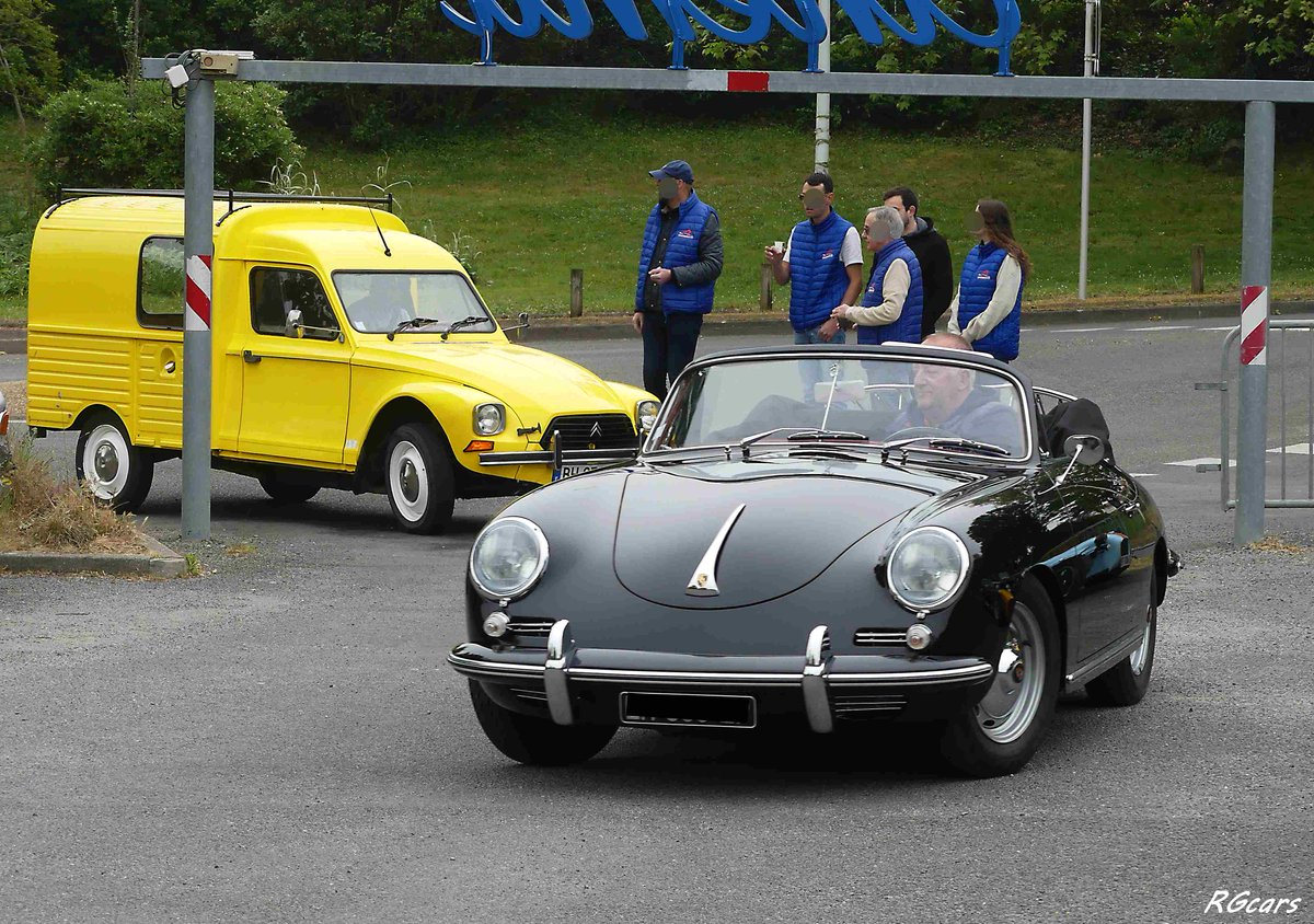 RGcars85's tweet image. #Porsche 356 Cabriolet 🇩🇪
#Citroën Acadiane  🇫🇷