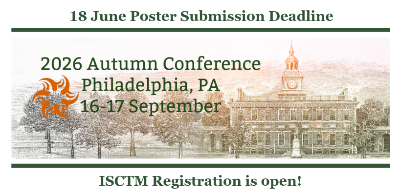 isctm's tweet image. Register now! ISCTM Autumn 2026 Conference 16-17 September in Philly! Submit a Poster by 18 June! isctmautumn.societyconference.com/v2/
#cns #trials #methodology #posters #ISCTM