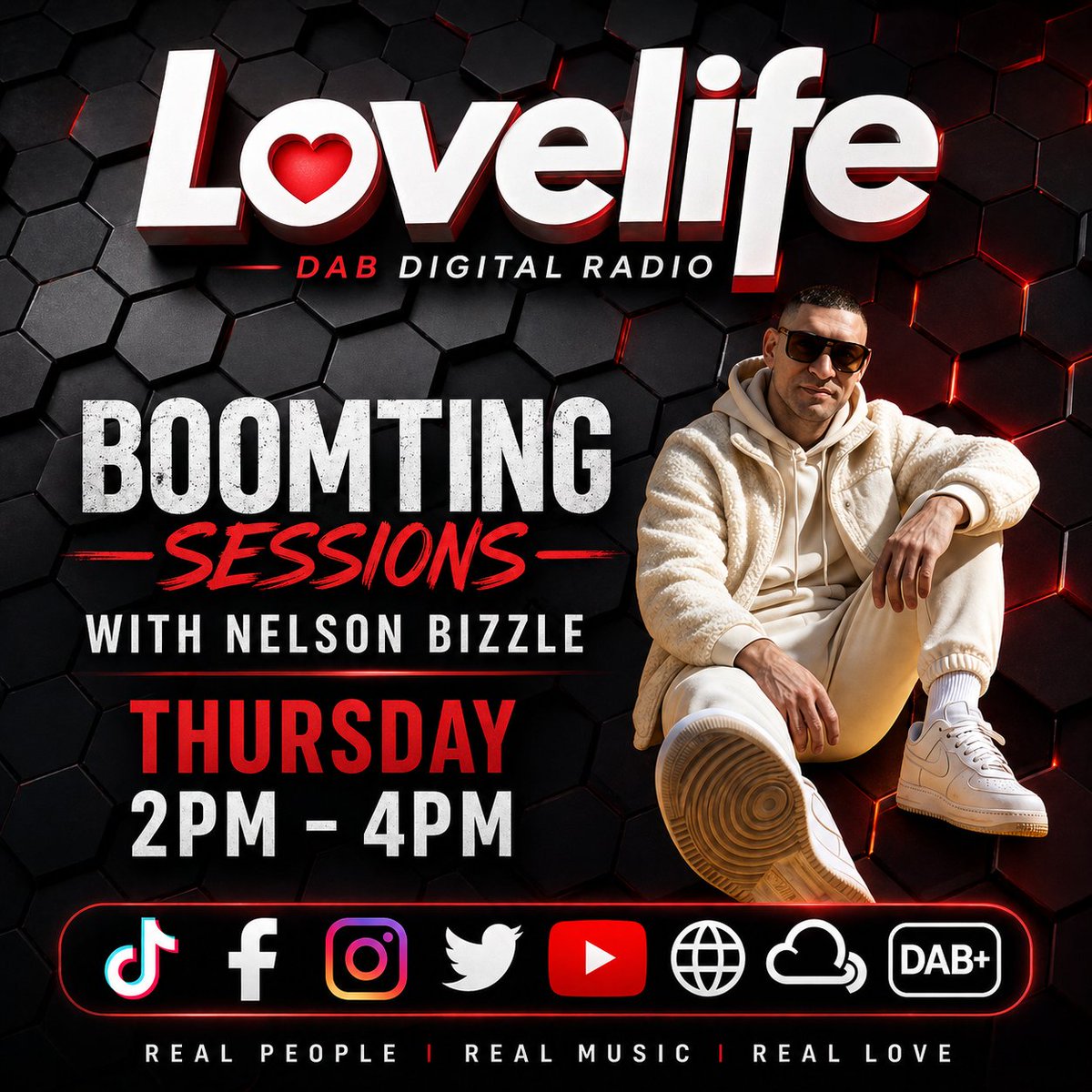 djnelsonbizzle's tweet image. #LoveLifeRadio #keepitmoving #BoomTingSessions #NelsonBizzle #StayPositive