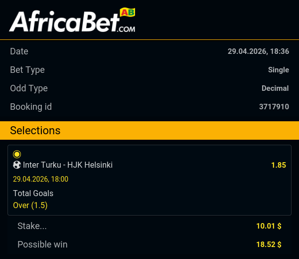 Themovetips's tweet photo. Inplay @_MWOS @BolaBetZim @IntAfricabet @Bezbets_zw @BeulaBet @PremierBetZW 
Over 1.5 goals Finland https://t.co/nDRsdjRM1M