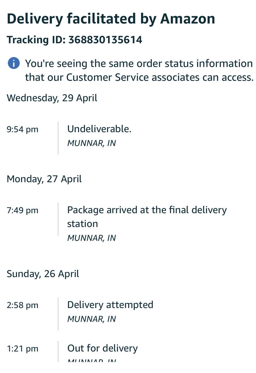 subinksoman's tweet photo. @AmazonHelp @amazon @amazonIN @amazon @amazonIN can u tell me how  it become undeliverable? Deliberately making  undeliverable  ? Do u having any solutions for this https://t.co/pDlpXG90YU