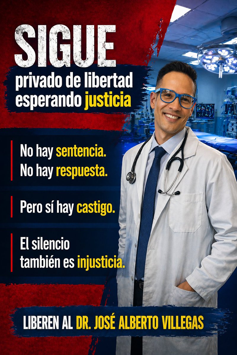 Libertad para el Dr José A Villegas tweet media