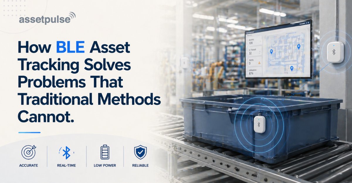 AssetPulseLLC's tweet image. Lost assets. Wasted time. Manual errors.

Sound familiar?

BLE asset tracking solves all three with real-time visibility + automation.

👉 See how: assetpulse.com/blog/how-ble-a…

#AssetTracking #BLE #IoT #Operations