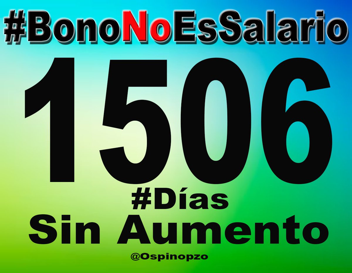 #EsNuestroDeber decirlo, 4 años y 45 días en los que los venezolanos hemos estado sometidos a la esclavitud total.  #UnidosPorLaTransición 💪🏼