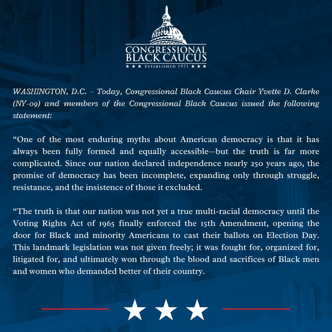 Congressional Black Caucus (CBC) tweet media