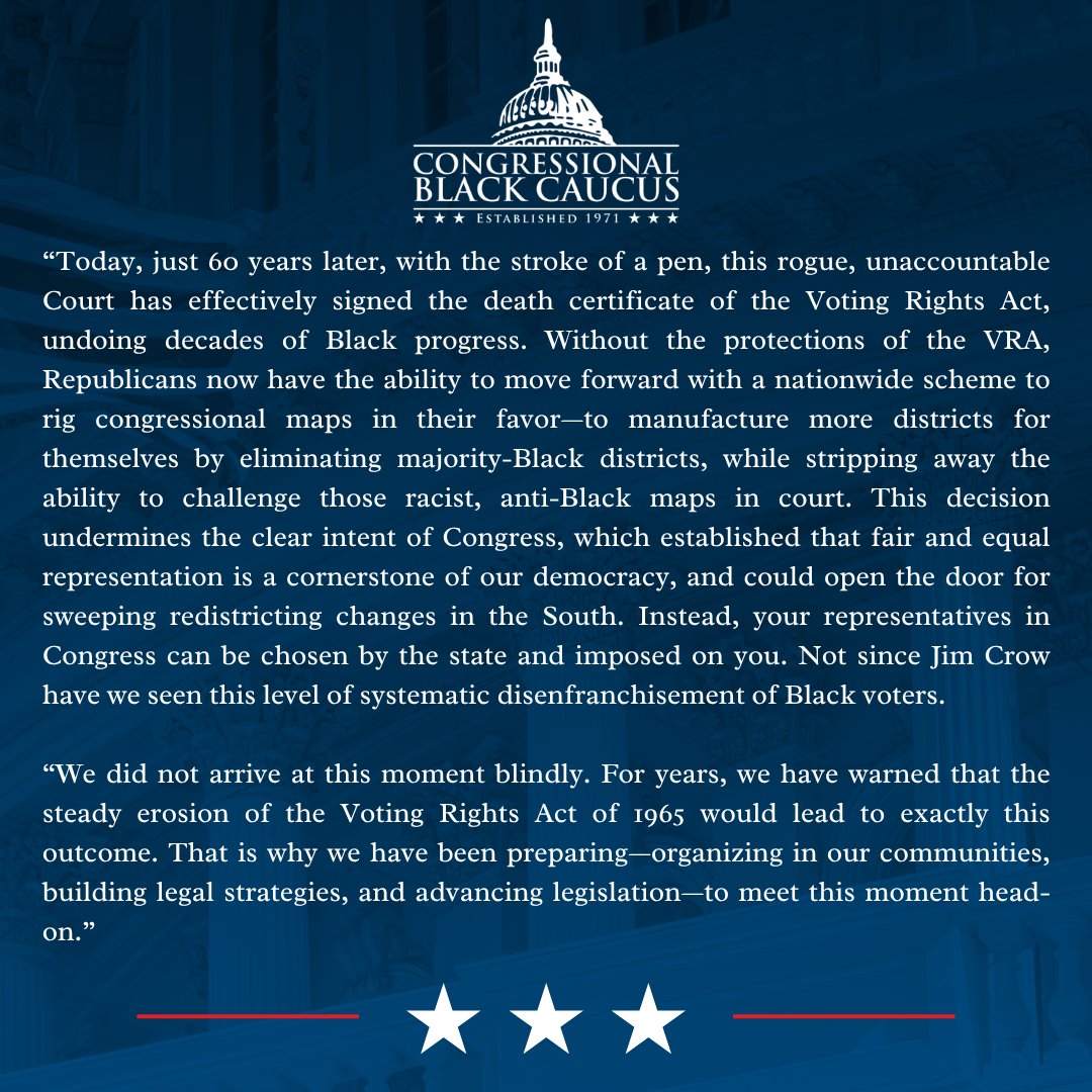 Congressional Black Caucus (CBC) tweet media