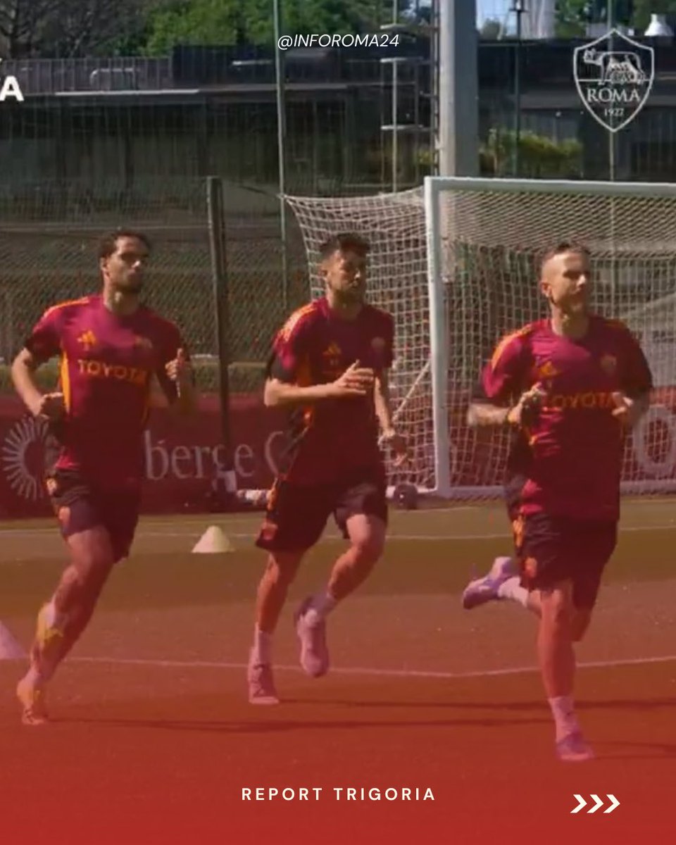 inforoma24's tweet image. 🟡🔴 Ecco le foto dell’allenamento odierno dell’#ASRoma verso il prossimo match di #SerieA contro la #Fiorentina.

🏋 Di seguito le immagini dei giocatori giallorossi a Trigoria durante la seduta.

📲@officialasroma