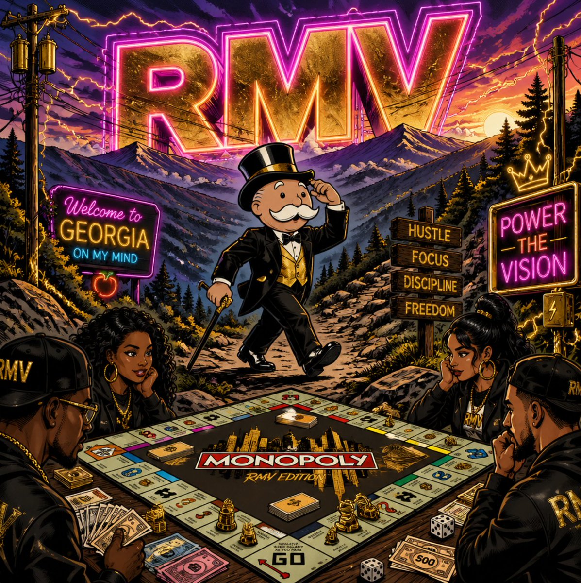 Defaultplayer13's tweet image. Tomorrow the spotlight #NFT will be GEORGIA - giving a 5% global bonus as revenue 

$RMV slowly gets more and more attention - and with coming MONOPOLY Softlaunch the community will grow fast

🔥Tokenomics 🔥
- moving arround ressistance at $0,006
- Marketcap arround 4,3M now
-