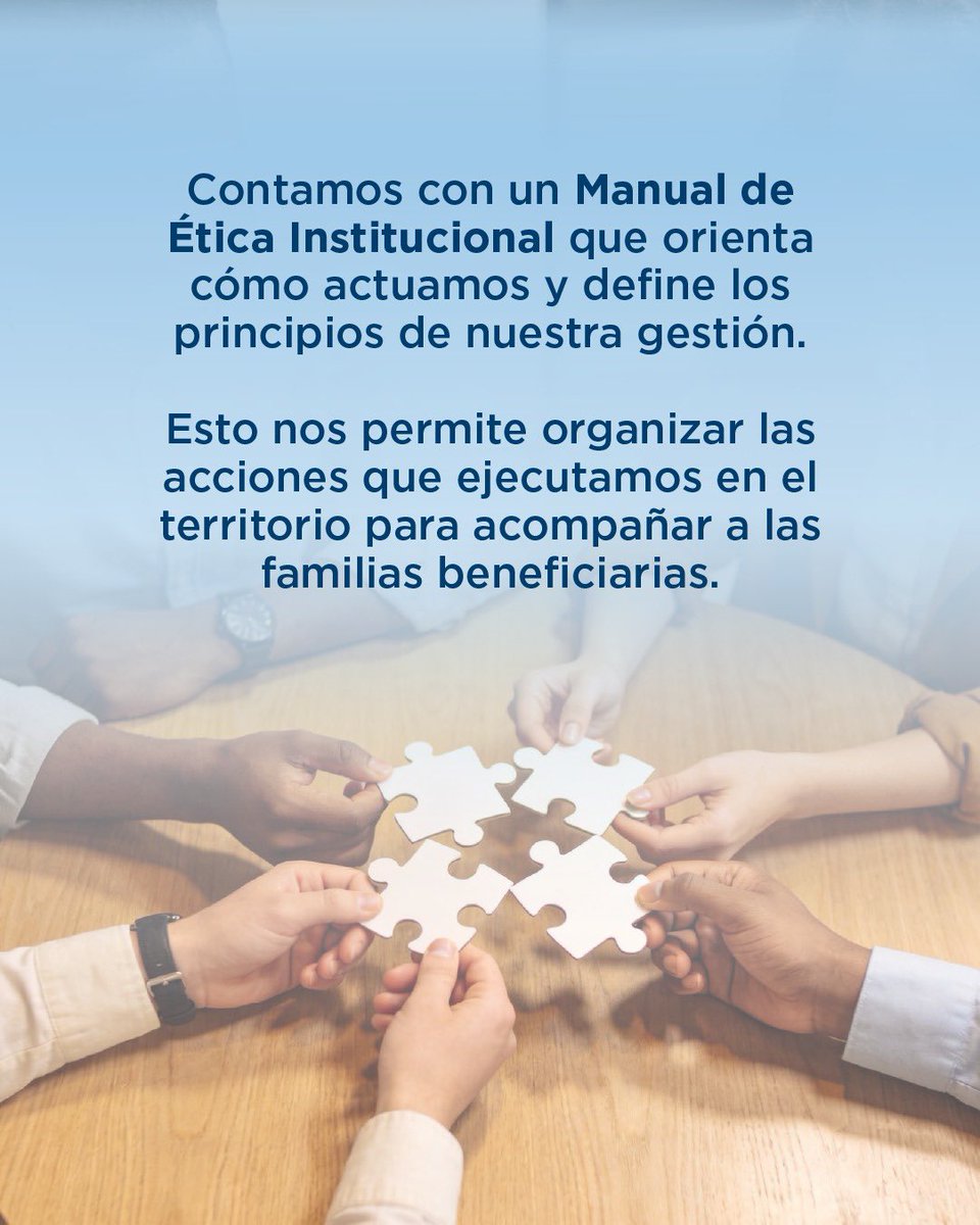 En este Día Nacional de la Ética Ciudadana, la Dirección de Desarrollo Social Supérate (@superaterdo) reafirma su compromiso de orientar su gestión con principios que guían cada decisión y se reflejan en el trabajo que realizamos en todo el territorio.

A través de nuestras