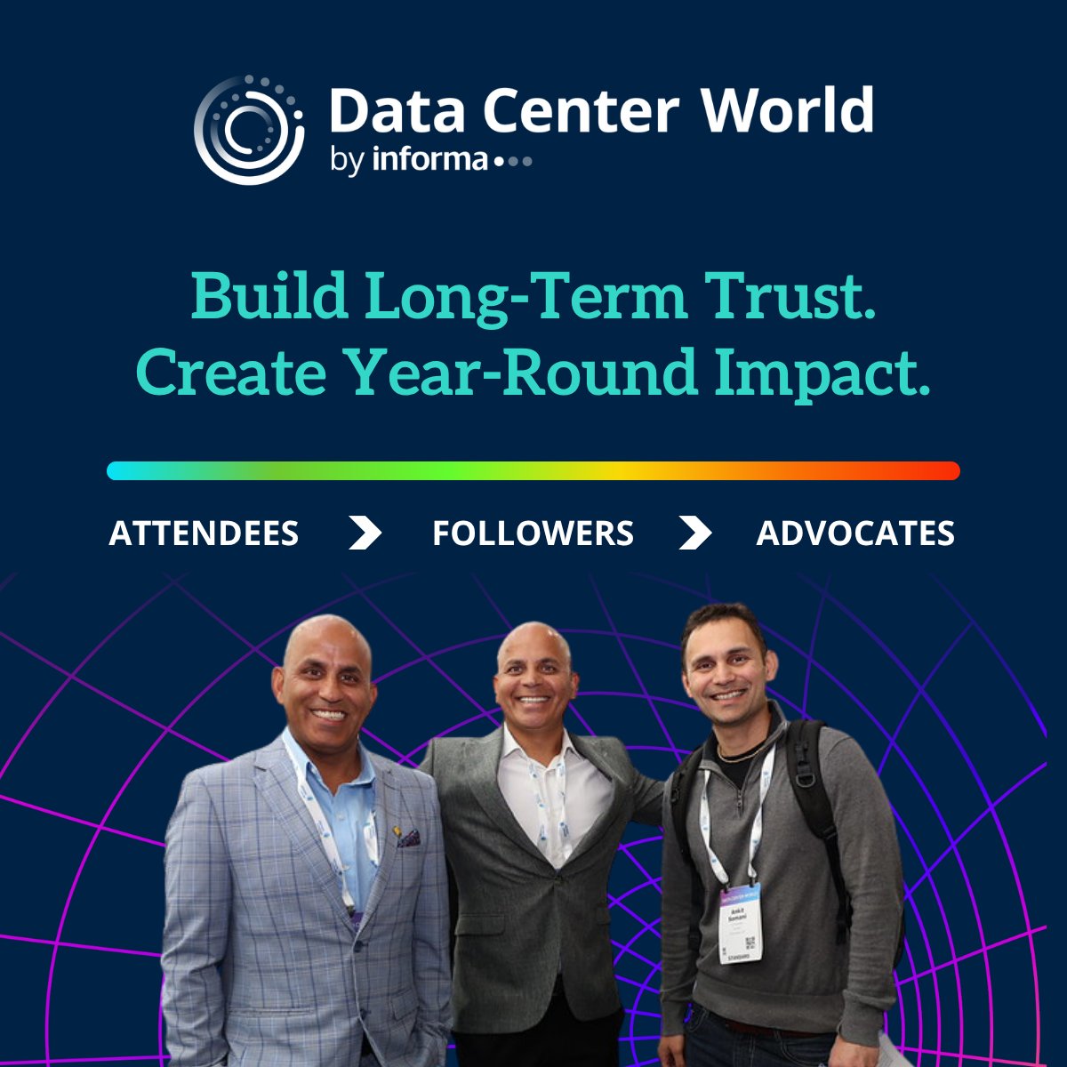 DataCenterWorld's tweet image. Learn how to turn attendees into advocates. Think beyond the booth: spr.ly/6017B6xD3N  

#LongTermGrowth #EventMarketing #BrandEquity #DataCenterWorld
