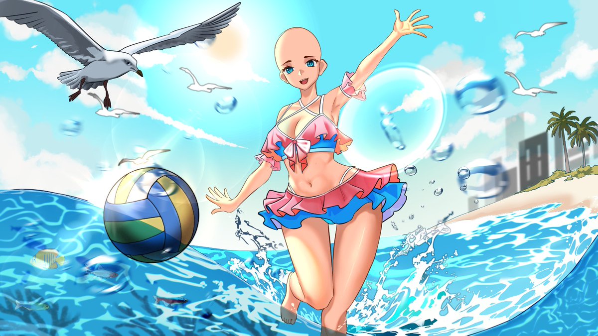 minjisera | Open Commissions💙 tweet media