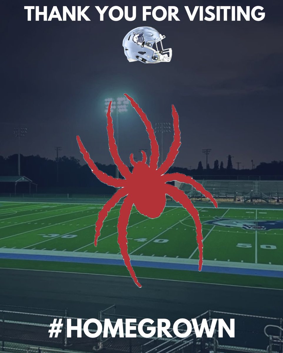 NewsomeWolvesFB's tweet image. Thank you Coach Zacharias from @URSpidersFB for stopping by the den!

#HOMEGROWN